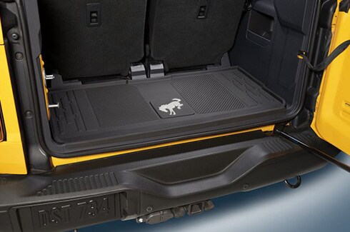 Discover Ford Bronco Accessories in PR, Cargo Area Liner - For 2-Door, Bronco Logo